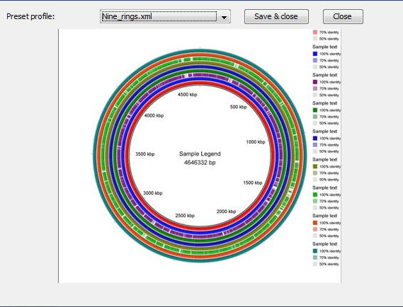 Loading a preset template